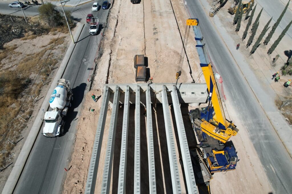 Construcción de Puente vehicular en la calle 71 en Prados, lleva un avance  considerable - El 